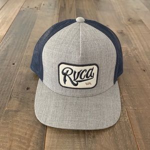 RVCA Flat Brim SnapBack Trucker Hat